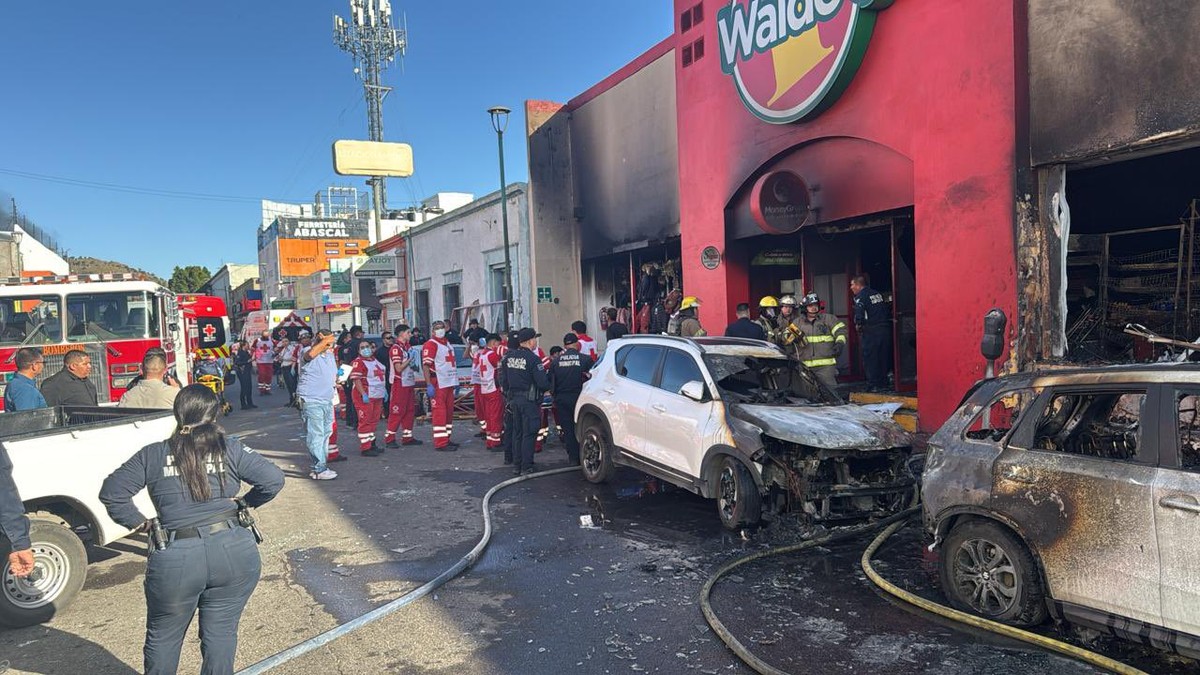 Fire and explosion at store in northwestern Mexico leave at least 23 dead, dozen injured