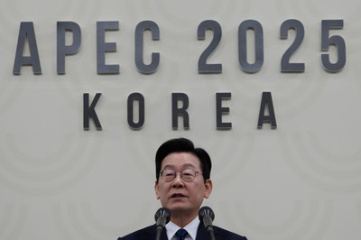 South Korean President Lee says peace is foundation for sustainable future