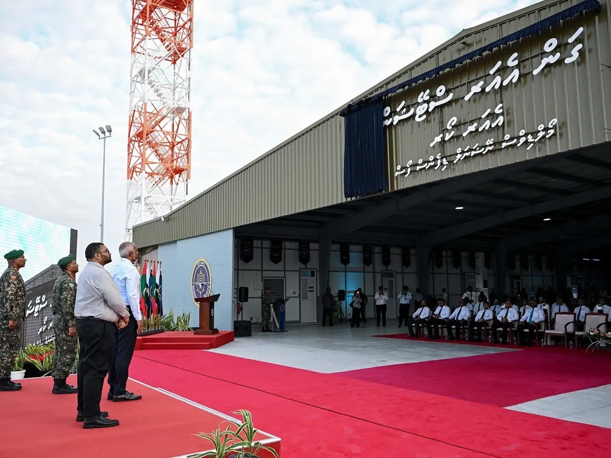 Maldives inaugurates 1st military air station to strengthen airspace surveillance