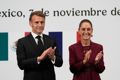 Mexico and France announce plan to boost economic, cultural ties after leaders meet