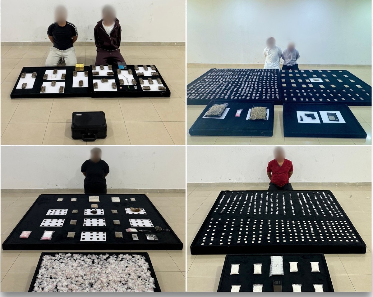 Drug raids in Kuwait lead to six arrests and a large narcotics haul