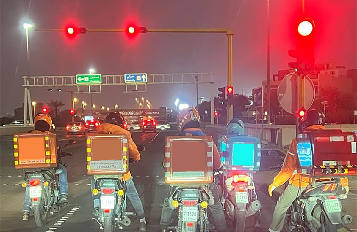 Massive Fines Wipe Out Delivery Bikers&rsquo; Salaries in Kuwait