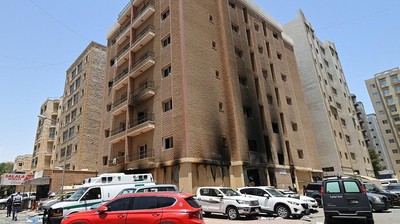 Kuwait Court Reduces Prison Terms for a Kuwaiti and Two Expats in Mangaf Fire Case