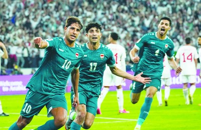 Iraq secures spot in intercontinental World Cup playoff