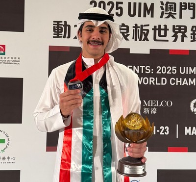Kuwait’s Ramadan finishes second at the Motosurf World Championship