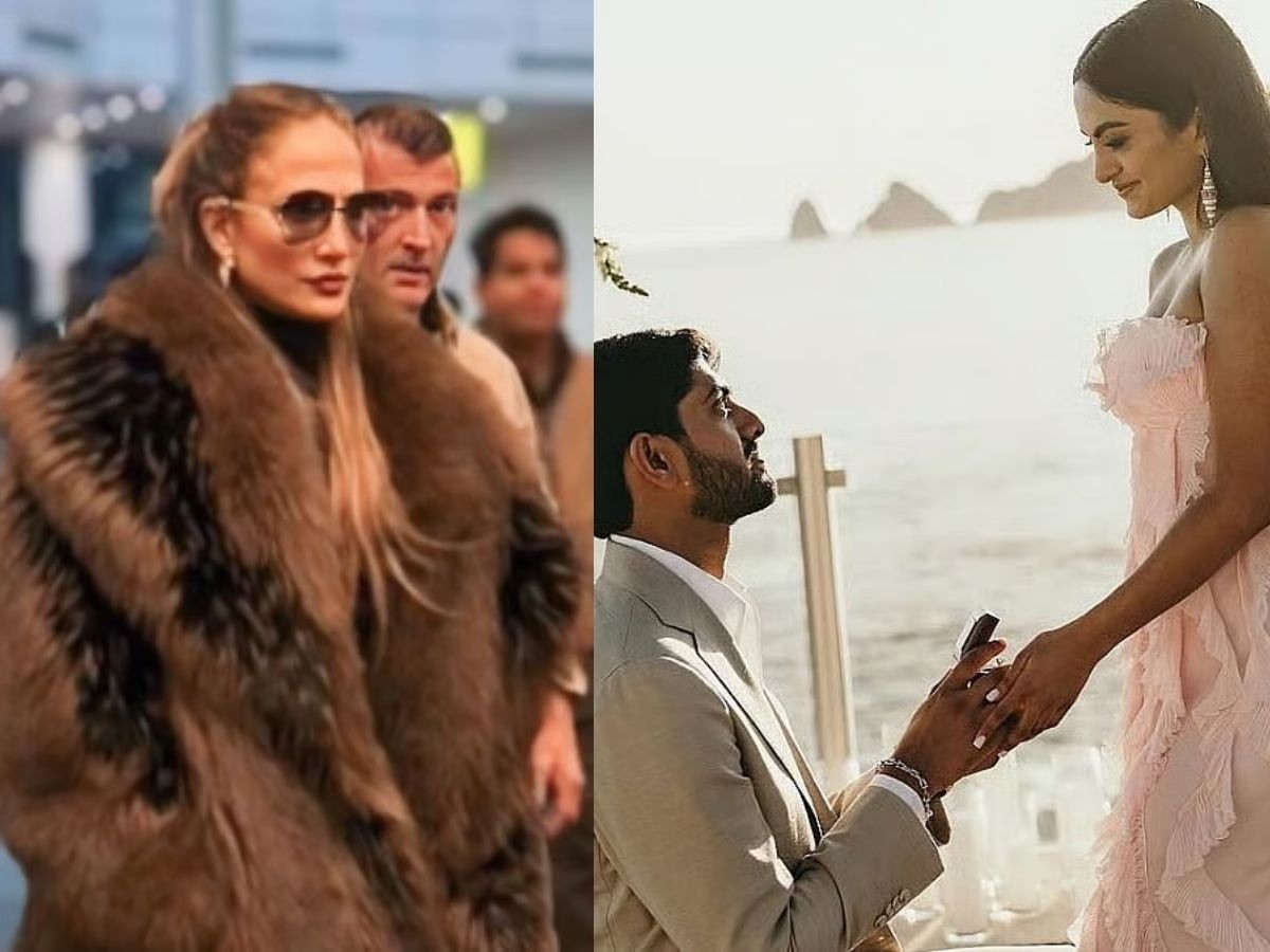 Jennifer Lopez steals the show at an extravagant Indian wedding