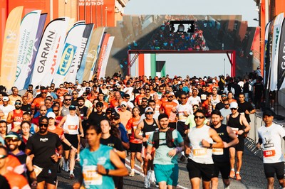 More than 10,000 participants join the 11th edition of the Gulf Bank Marathon