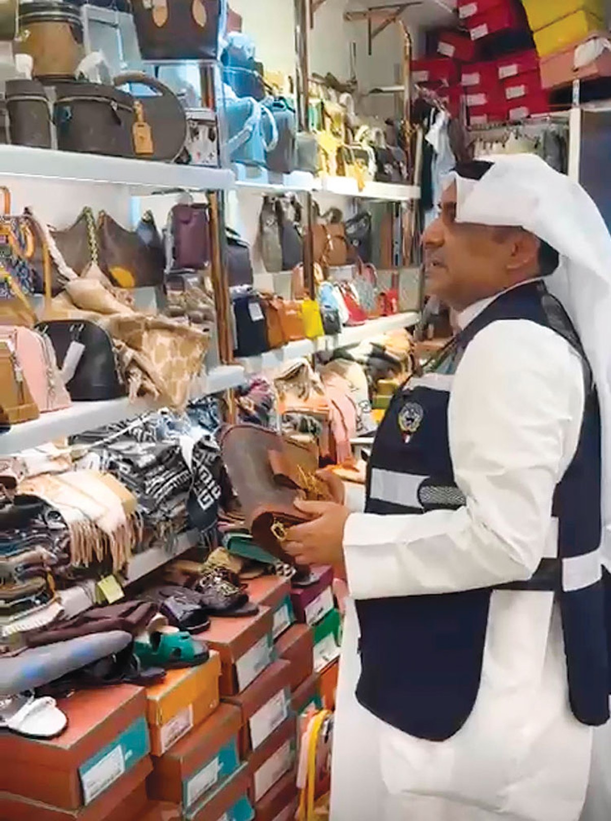 Used Tire Warehouse Closed, Fake Goods Confiscated in Hawally and Salmiya