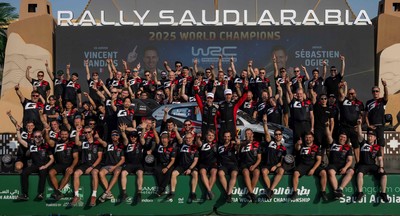 Ogier clinches record-equalling ninth world title with TOYOTA GAZOO Racing at Rally Saudi Arabia