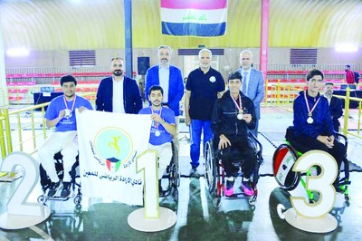 Kuwaiti wheelchair fencers celebrate big wins in Iraq