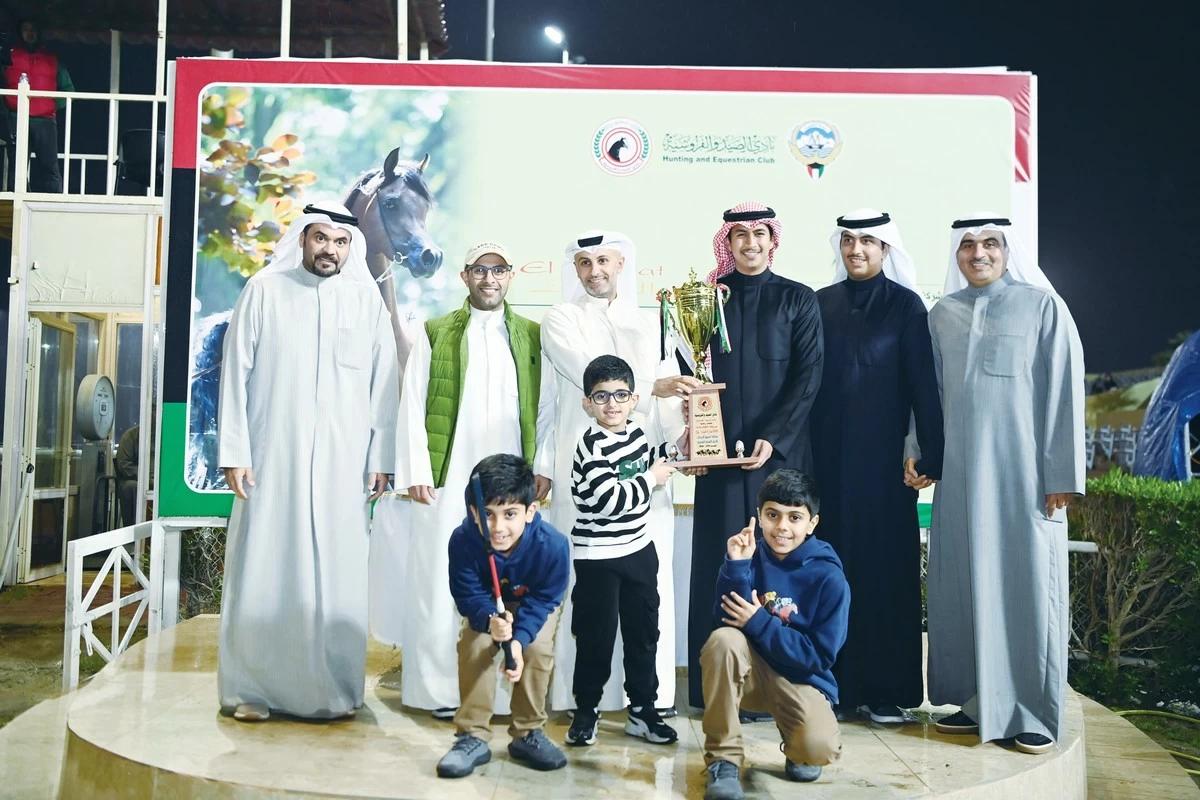 Kahail Al-Ghanayem claims the Al-Adiyat Stud Cup