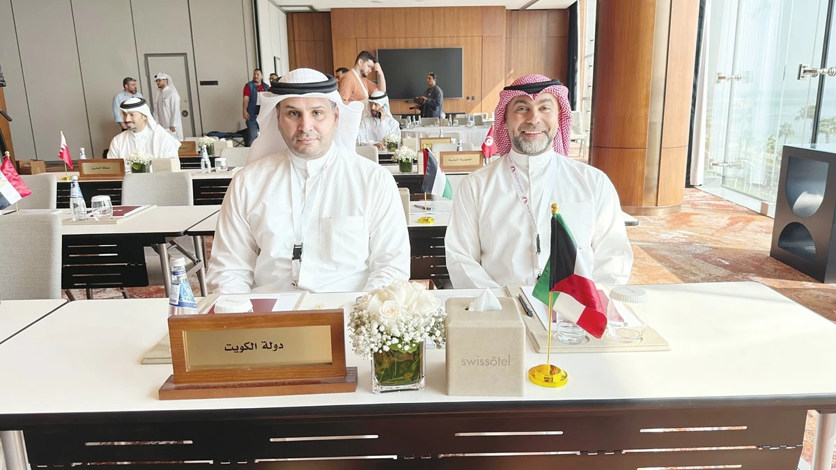 Dr Al-Suhaili and Nadoum represent Kuwait at the Arab Sports Press Union General Assembly