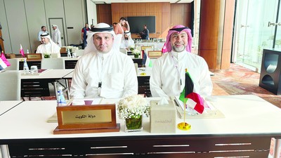 Dr Al-Suhaili and Nadoum represent Kuwait at the Arab Sports Press Union General Assembly