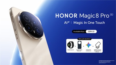 HONOR Announces the Official Availability of HONOR MAGIC8 PRO Following Strong Pre-Order Success Across the Region