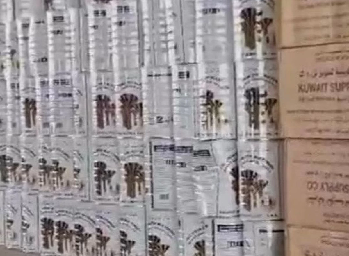 Customs Stop Large-Scale Ration Food Smuggling Attempt at Kuwait Border Crossing