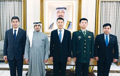 Kuwait welcomes new Chinese envoy