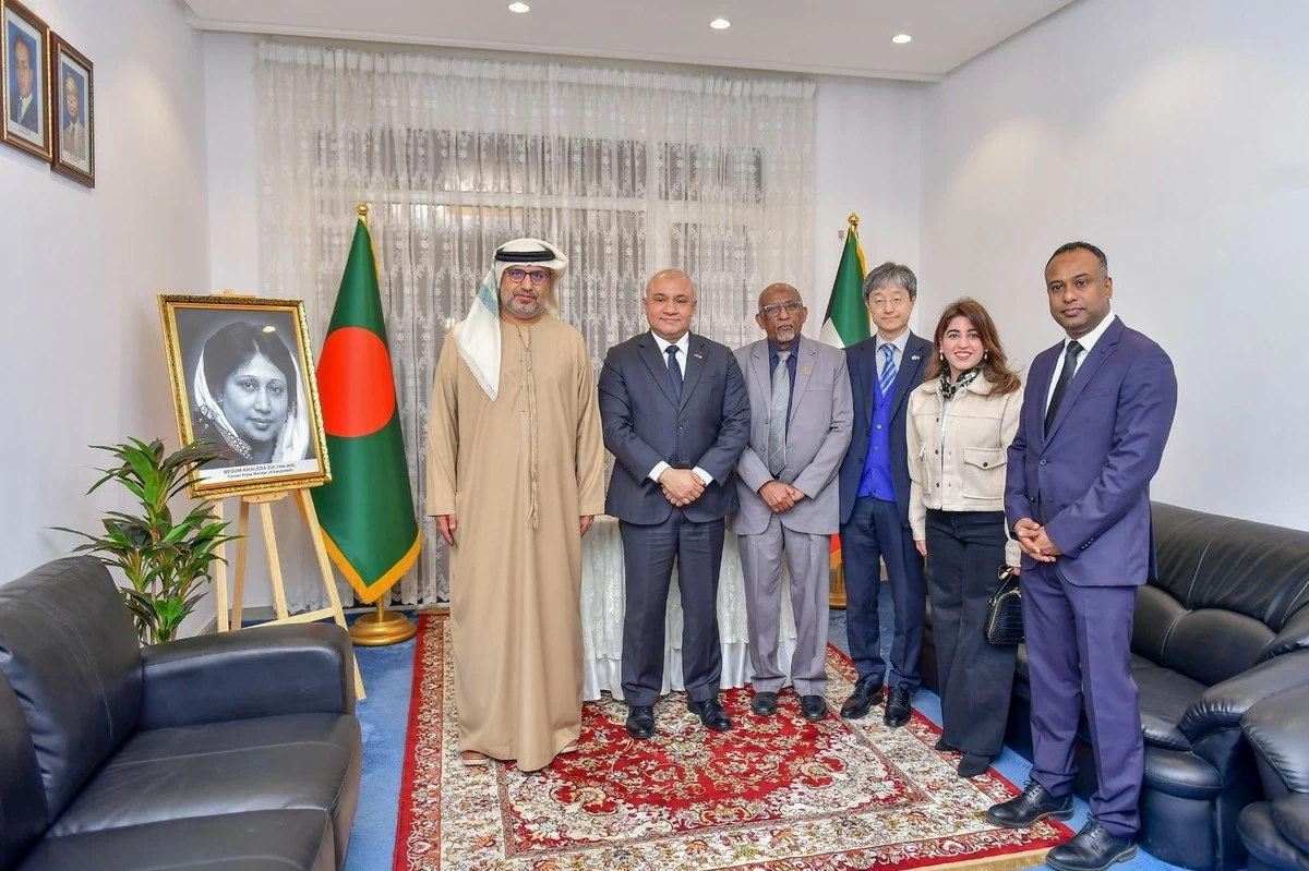 Bangladesh Embassy in Kuwait Holds Condolence Book Signing for Former PM Khaleda Zia