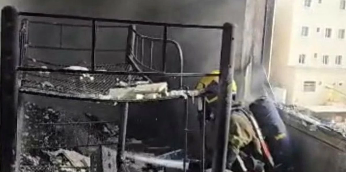 Al Nasim House Fire Leaves One Injured, Fire Contained