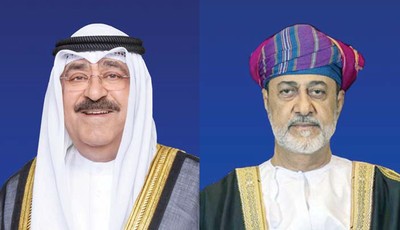 Amir congratulates Sultan of Oman on ’versary of assuming throne