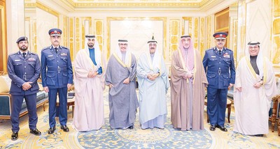 Amir, Crown Prince receive Bahrain Minister of Interior