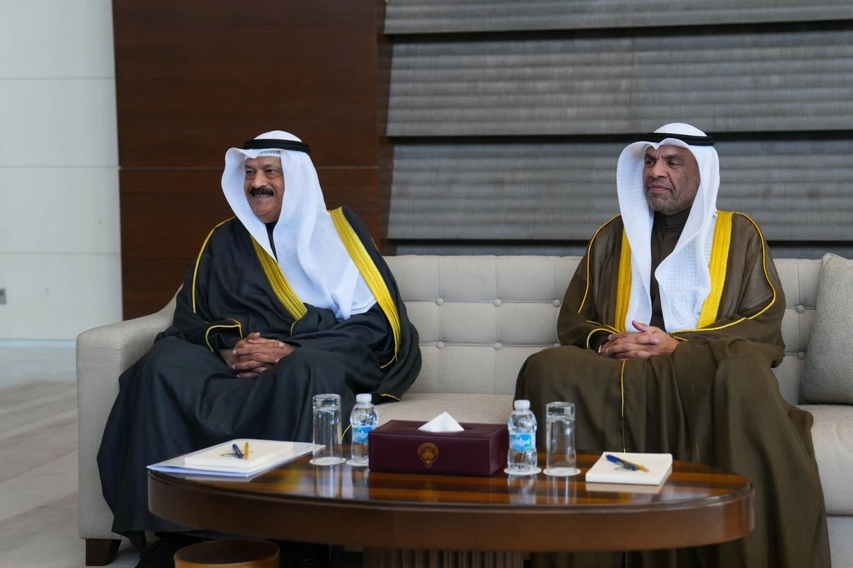 Kuwait Prime Minister Meets Vatican Secretary of State Cardinal Pietro Parolin at Bayan Palace