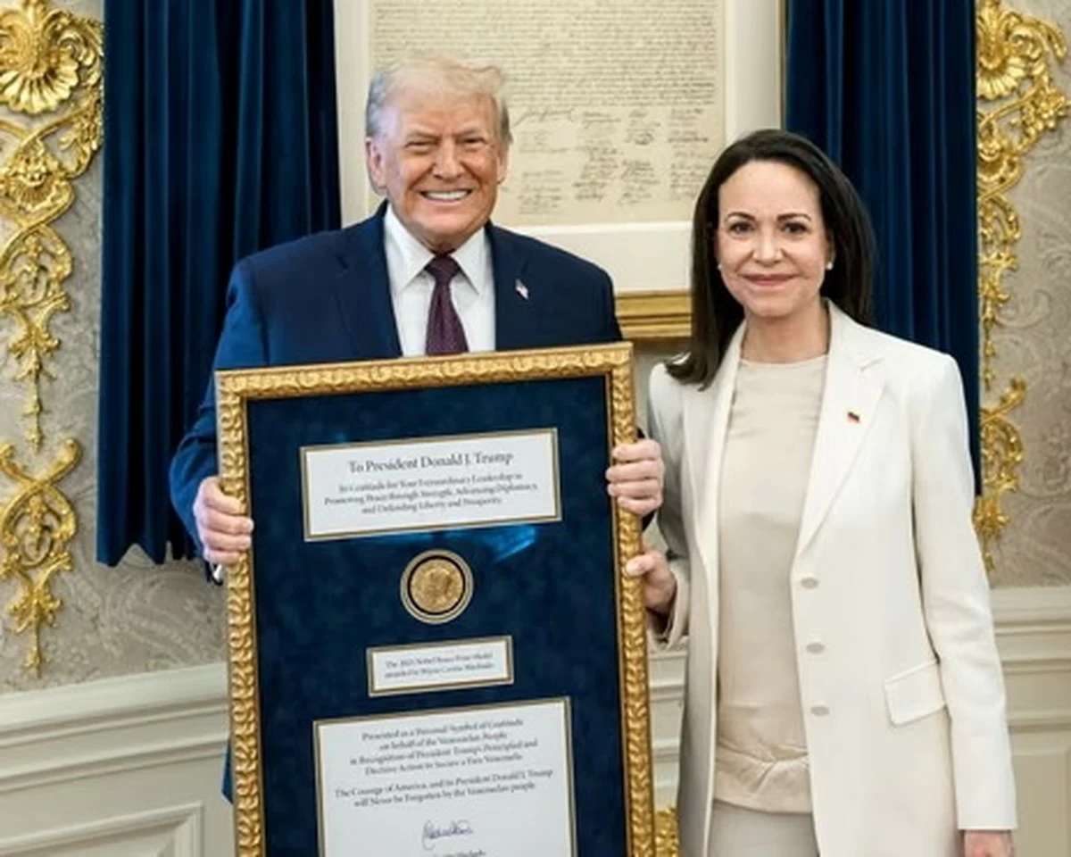 Trump highlights Machado&rsquo;s Nobel Peace Prize gift as &lsquo;a gesture of mutual respect&rsquo;