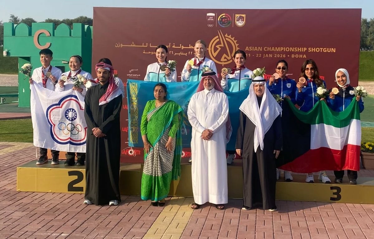 Kuwait&rsquo;s men&rsquo;s trap team wins gold at Asian Championship in Qatar