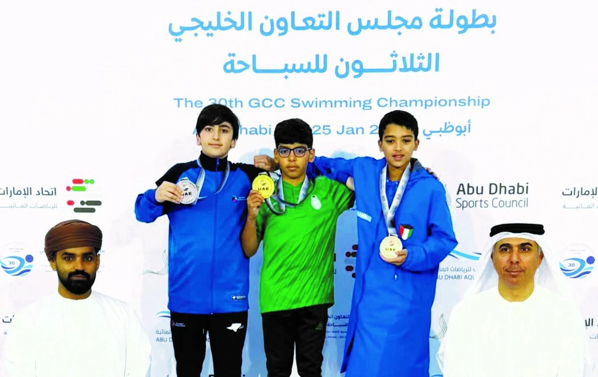 Kuwait swimming team secures 45 medals at Gulf Championships
