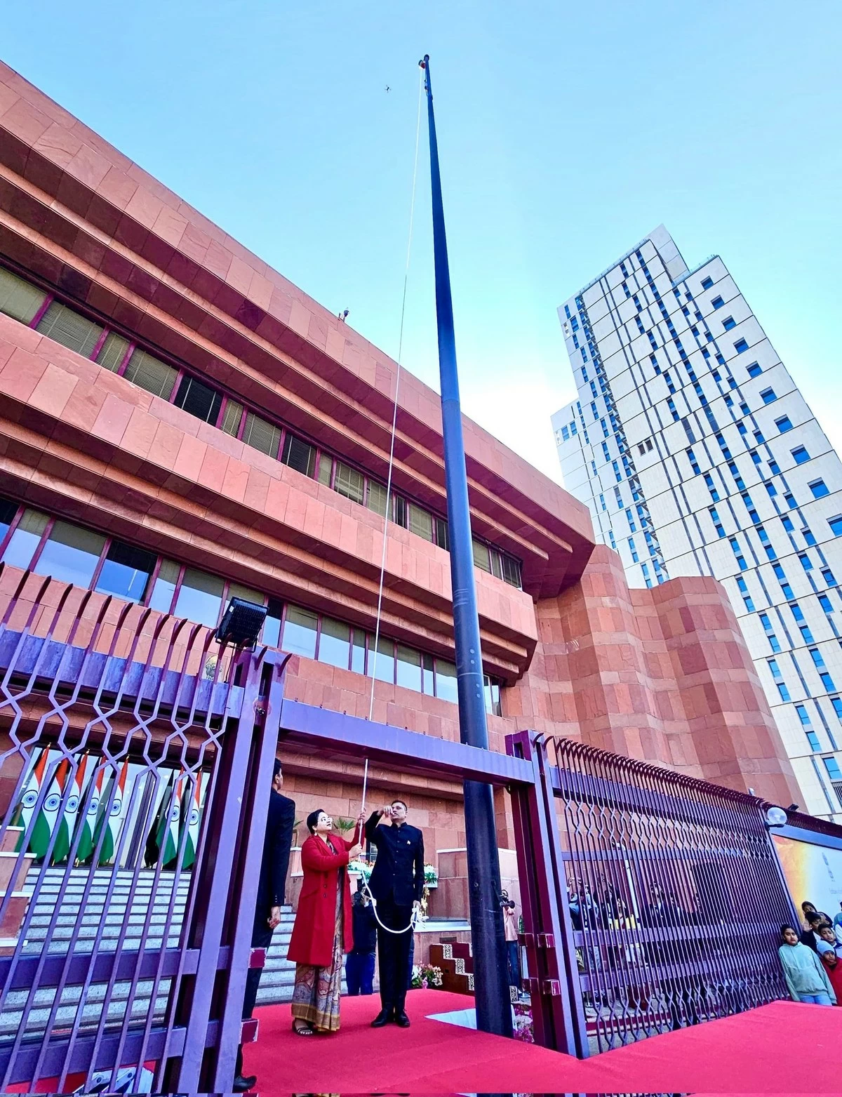 Strong Turnout As Indian Community In Kuwait Celebrates 77th Republic Day