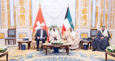 Kuwait’s Amir, Swiss President discuss key issues of common concern