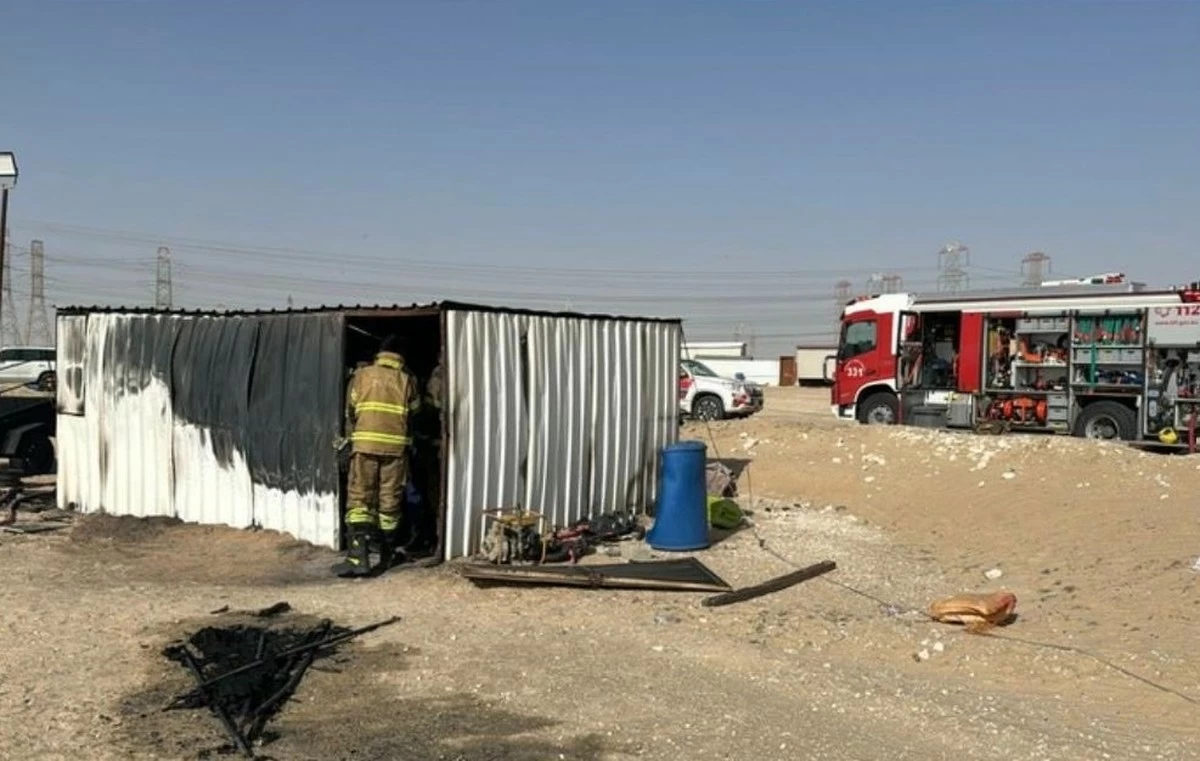Fire in Prefabricated Structure at Jahra Camp Leaves One Dead