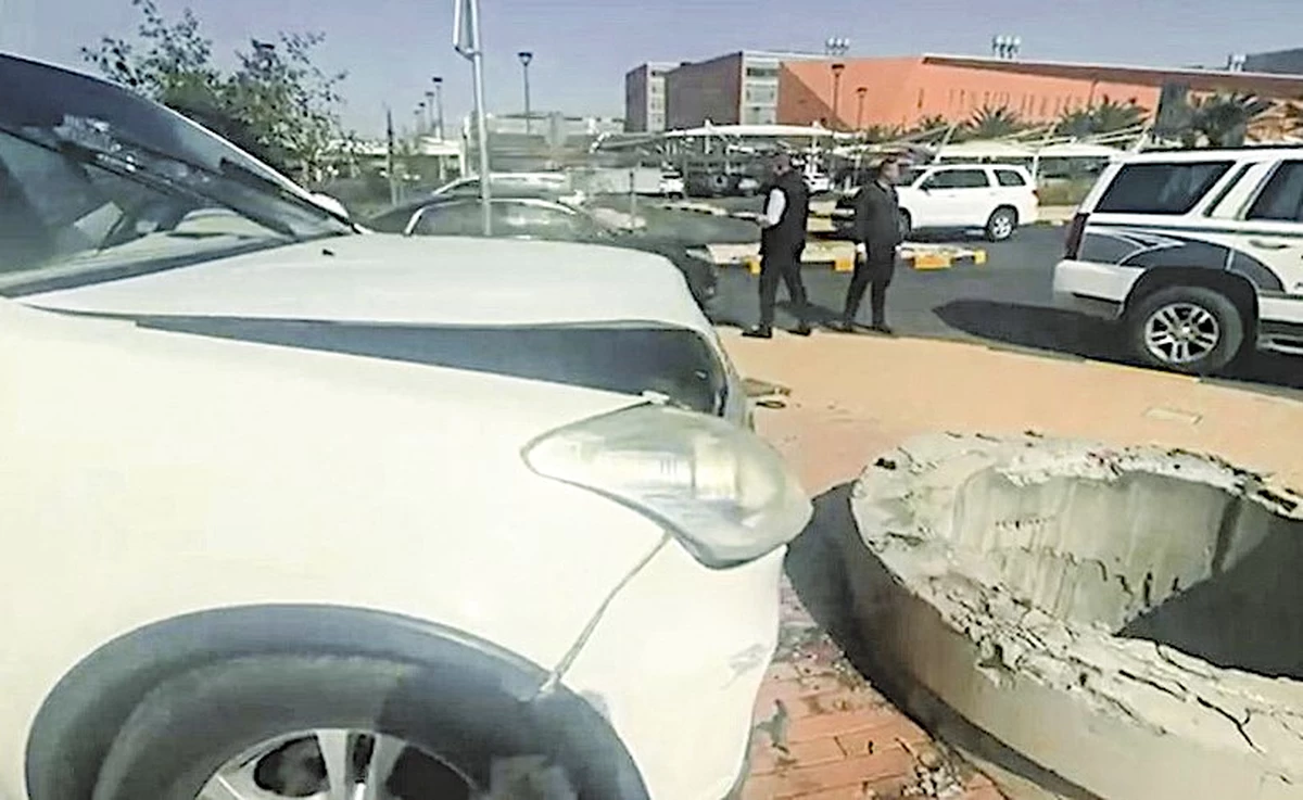 Woman and Her Asian Driver Hurt as SUV Hits Concrete Barrier