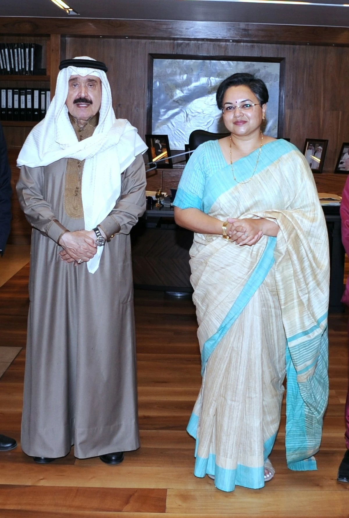 Al-Jarallah Hosts Indian Ambassador-Designate, Discusses Media Cooperation