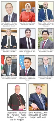 Diplomats congratulate Kuwait on Ramadan and national milestones