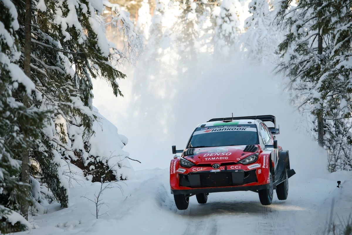 TOYOTA GAZOO Racing dominates Rally Sweden with a 1-2-3-4 finish
