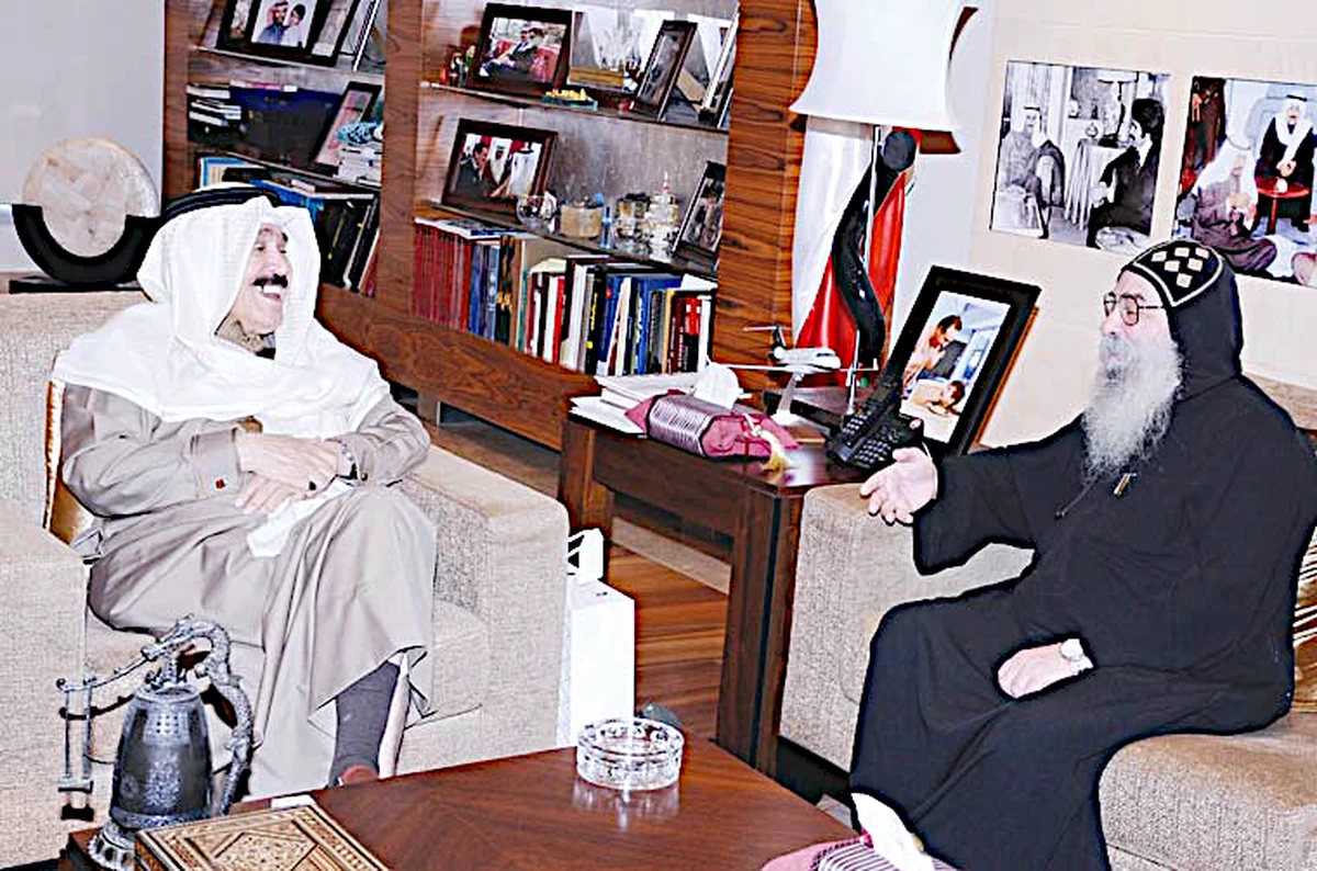 Arab Times Editor-in-Chief Al-Jarallah Hosts Coptic Church Leader