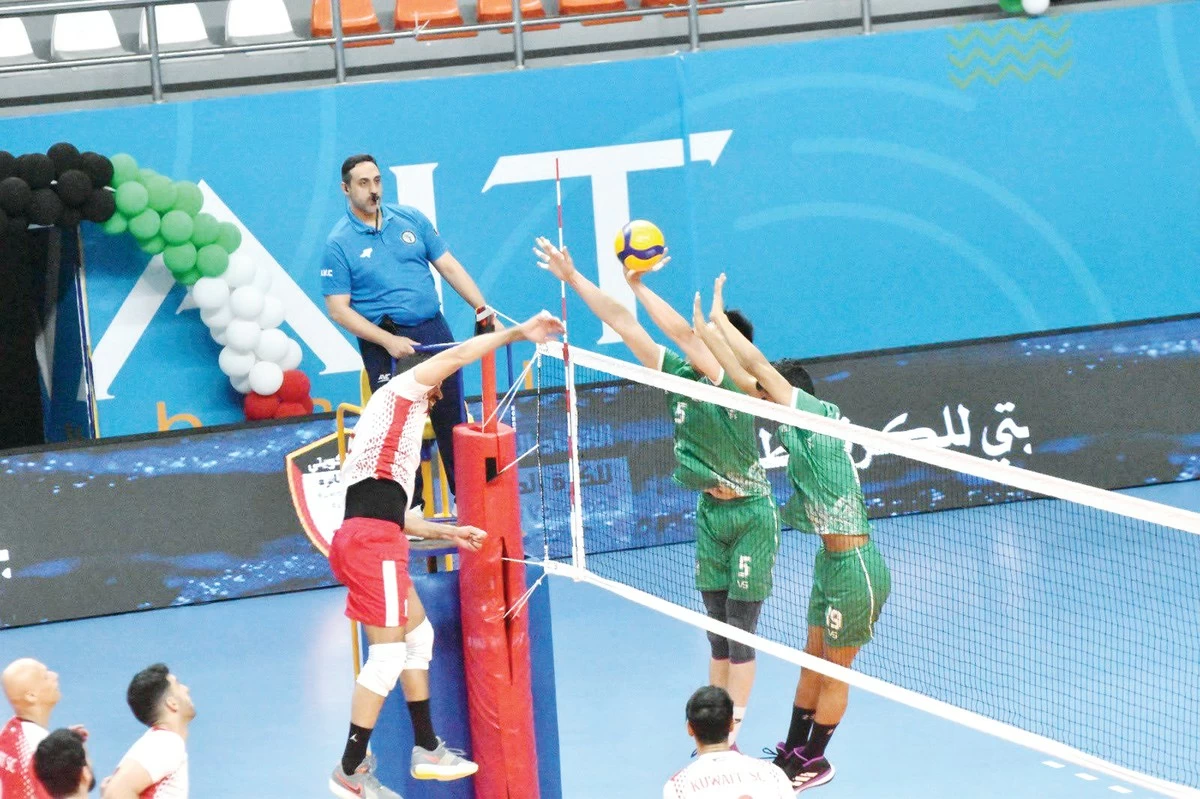 Kuwait Club and Burgan secure straight-set wins