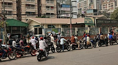 Panic Buying Prompts Fuel Rationing in Bangladesh