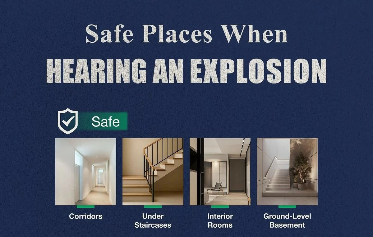 Explosions heard? Kuwait says go indoors