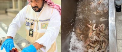 111 kg of Rotten Fish and 83 kg of Shrimp Confiscated in Kuwait Market