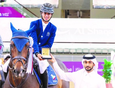 Kuwait’s Alkharafi wins three-star event at Al Shaqab Cup in Doha
