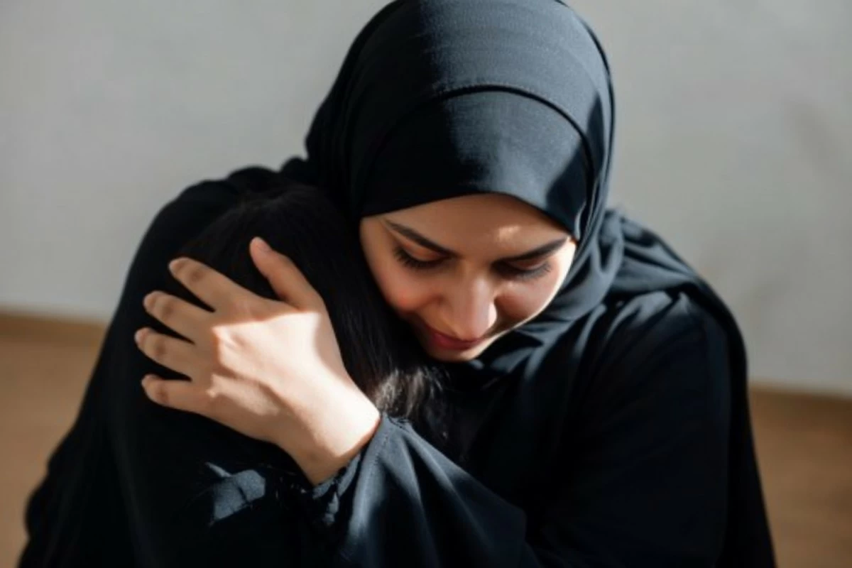 Comfort, hug kids in times of crises