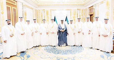 Amir, Crown Prince receive Kuwait’s newly appointed envoys