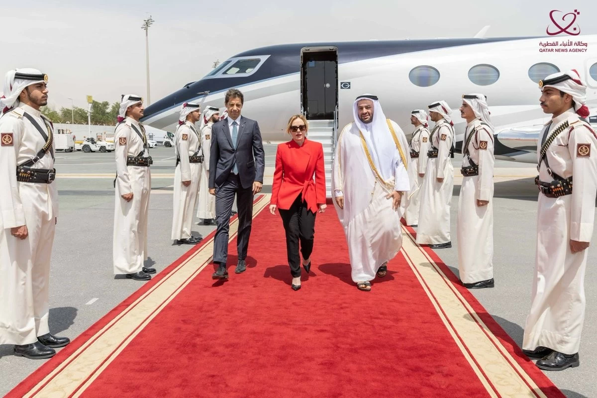 Italian Prime Minister Giorgia Meloni visits Qatar