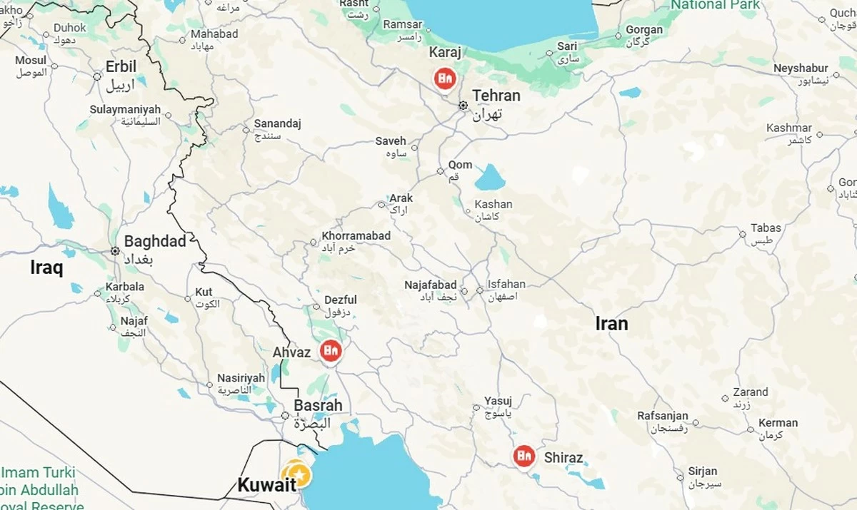 Iranian cities Karaj, Ahvaz and Shiraz Report Early Morning Blasts