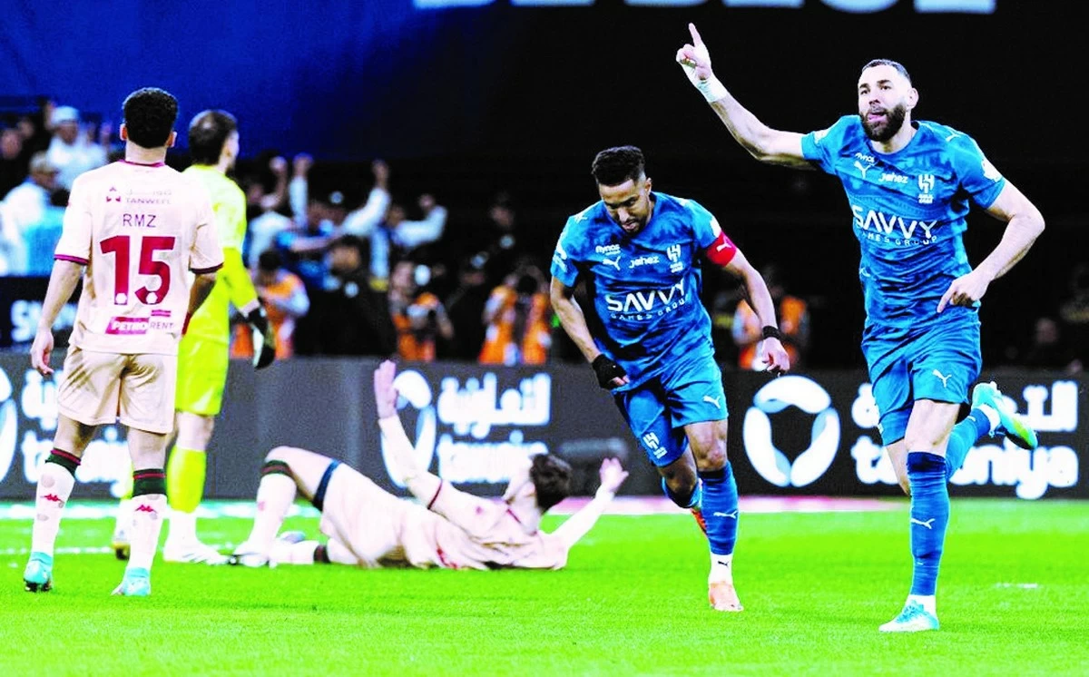 Al-Hilal thrashes Al-Kholood 6-0, closes gap on Al-Nassr