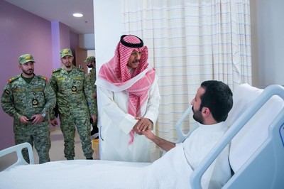 Kuwait National Guard Deputy Commanders Visit Injured Personnel After Drone Incident