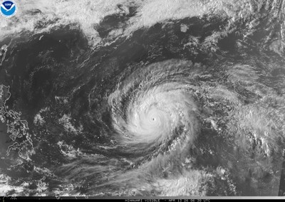Monster typhoon in Pacific Ocean bearing down on group of remote US islands