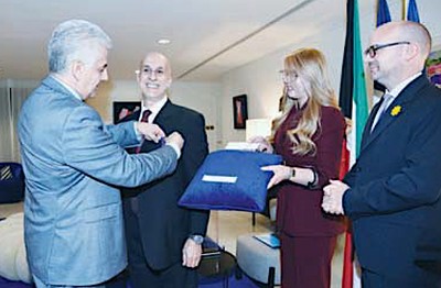 French envoy decorates Kuwait professor with Academic Palms