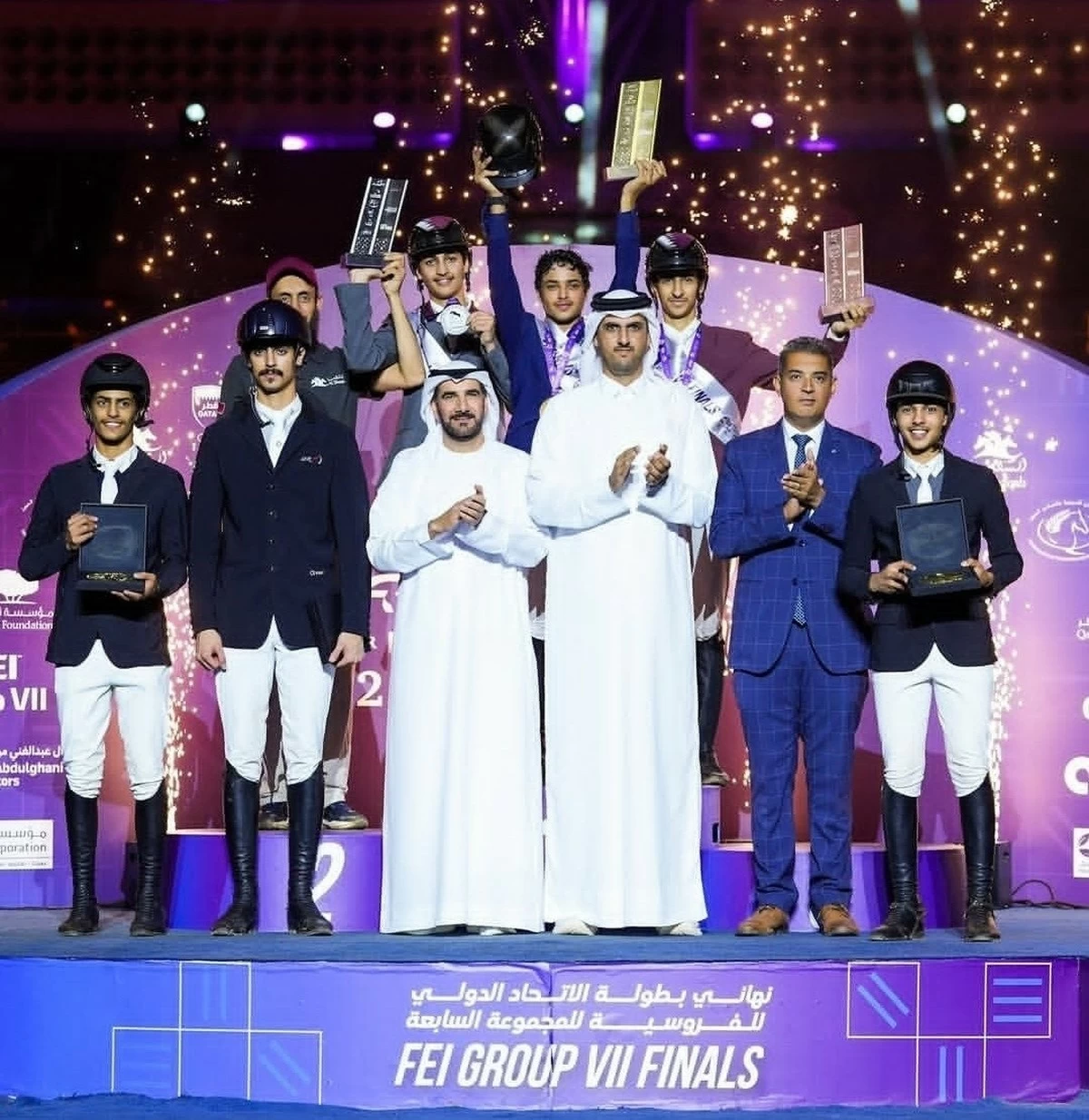Perfect run delivers gold for Al-Kharafi at FEI Group 7 Championships